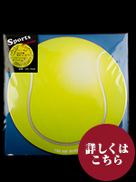 丸型色紙　ﾘｱﾙ  ﾃﾆｽﾎﾞｰﾙ  封筒/ｽﾀﾝﾄﾞ付