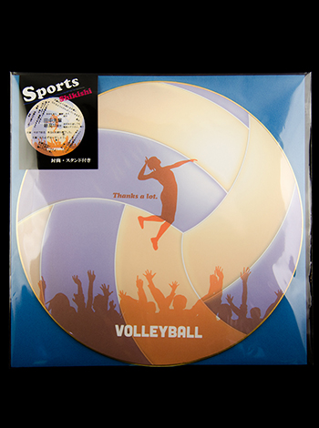 丸型色紙　ｼﾙｴｯﾄﾊﾞﾚｰﾎﾞｰﾙ 封筒/ｽﾀﾝﾄﾞ付