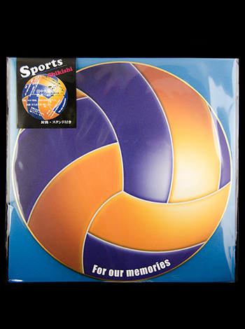 丸型色紙　ﾘｱﾙ  ﾊﾞﾚｰﾎﾞｰﾙ 封筒/ｽﾀﾝﾄﾞ付