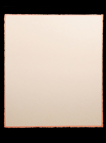 耳縁染め淡色色紙　大　　橙　　１Ｐ