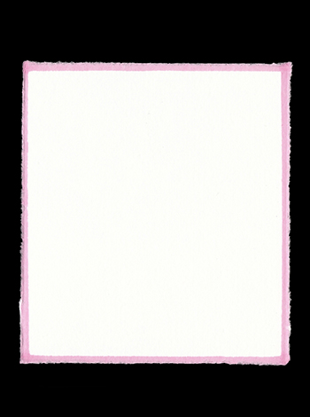 耳縁染め　白色紙寸松庵　桃　　１Ｐ