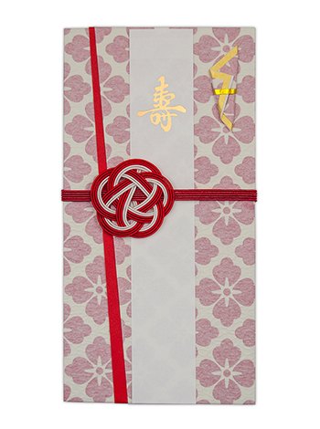 金封　羽衣　赤梅 表紙