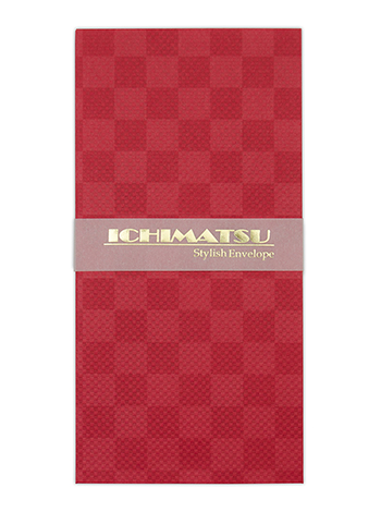 ポチ袋　市松 大 3P　ｻﾝﾗｲｽﾞﾚｯﾄﾞ 表紙