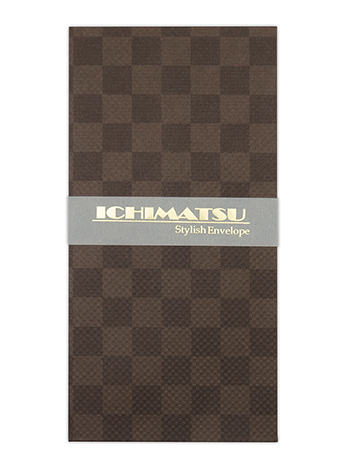 ポチ袋　市松 大 3P　ﾋﾞﾀｰﾌﾞﾗｳﾝ 表紙