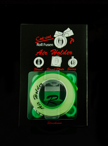 ロール付箋用カットホルダー　8M巻　12ミリ巾　うぐいす色