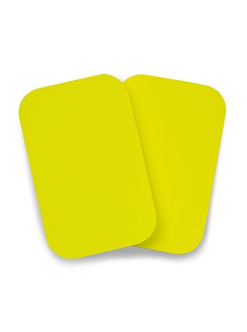 角丸ふせん中45x70 イエロー＆イエロー