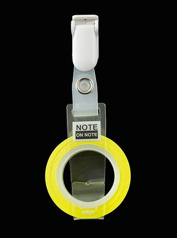 NoteOnNote付箋紙 AIR蛍光イエロー12mm