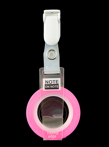 ﾉｰﾄｵﾝﾉｰﾄ付箋AIR蛍光濃ﾋﾟﾝｸ5mm&ｲｴﾛｰ7mm