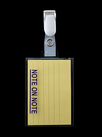 NoteOnNote表紙青 付箋ﾊﾟｽﾃﾙ黄 縦罫6mm