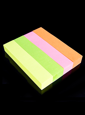 N’s付箋紙75×15mmネオンカラーアソート' title=