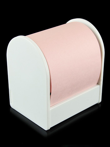 貼ってはがせるMEMO ロールふせん ディスペンサー付き 50mm×10m ピンク 1巻 表紙