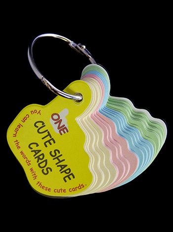 単語帳　型抜き　ONE　黄